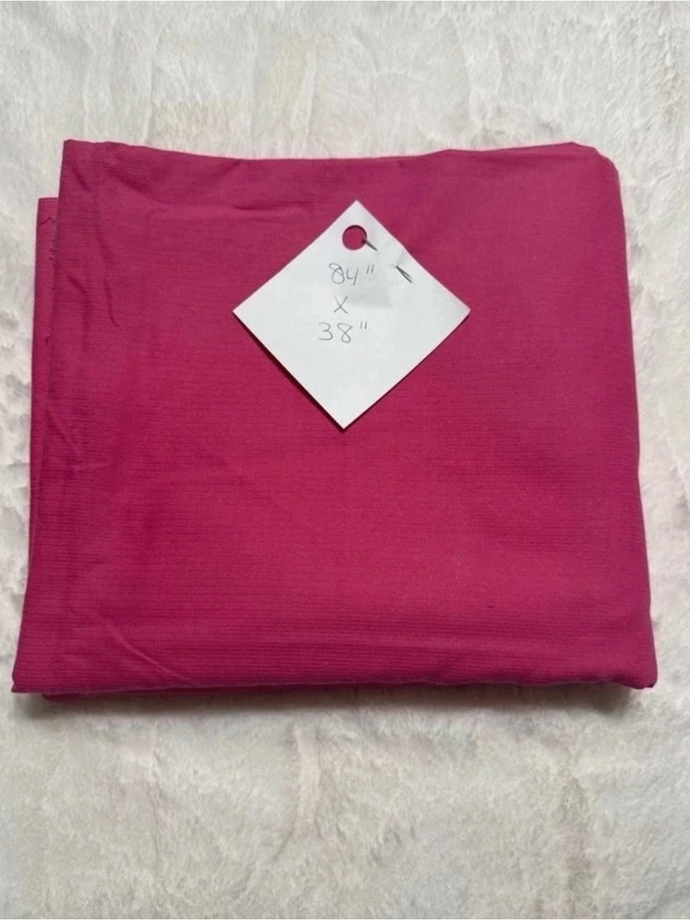 Fabric - Pink Pinwale Corduroy 84” X 38”